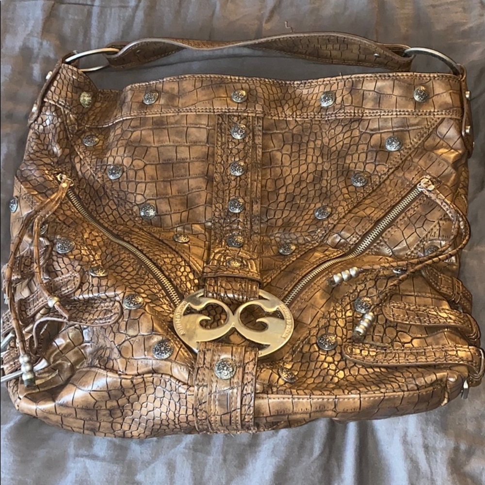 House of Derreon Alligator Print Purse